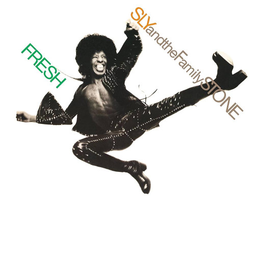 Sly and the Family Stone Fresh LP (Neon Orange Vinyl) 1