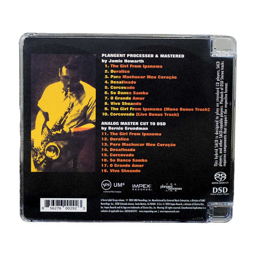 Stan Getz & Joao Gilberto Getz/Gilberto Hybrid Stereo SACD