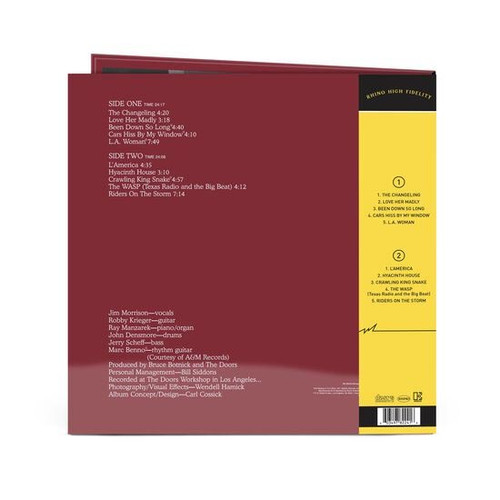 The Doors L.A. Woman (Rhino High Fidelity) Indie Exclusive 180g LP 4