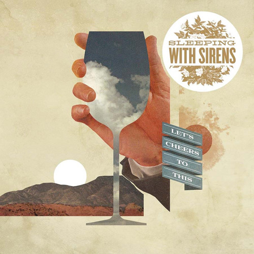 Sleeping with Sirens Let's Cheers to This LP (Light Blue with Tangerine & Violet Splatter Vinyl) 1