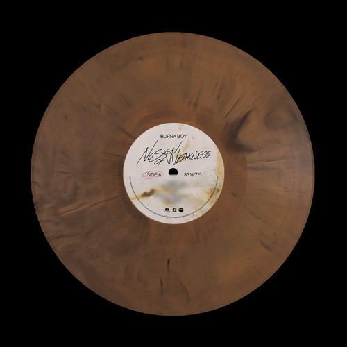 Burna Boy No Sign of Weakness LP (Brown Opaque Vinyl) 2