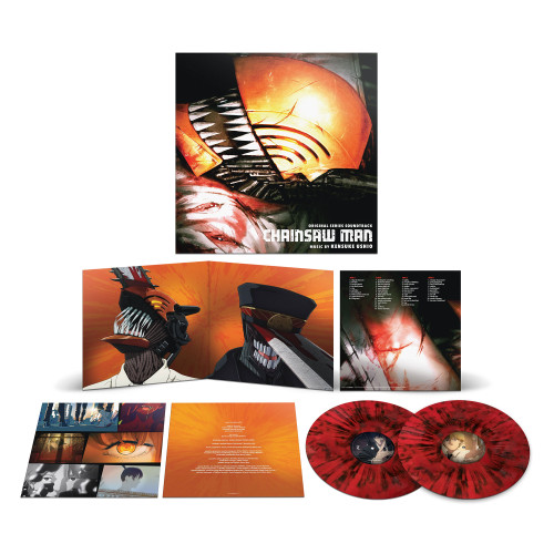 Kensuke Ushio Chainsaw Man (Original Series Soundtrack) 2LP (Red Blood & Black Smoke Vinyl) 2