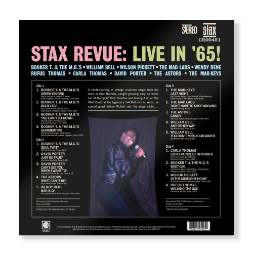 Stax Revue: Live in '65! 2LP 3