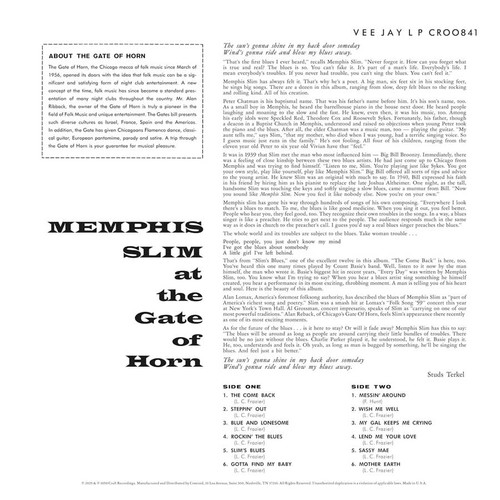Memphis Slim At the Gate of Horn (Bluesville Acoustic Sounds Series) 180g LP 3