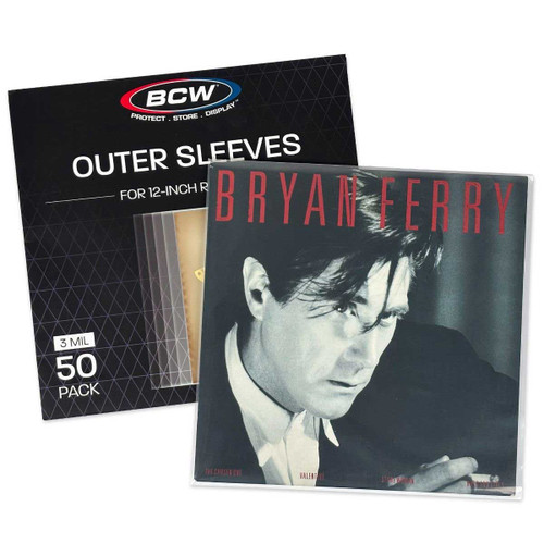 BCW 12" Vinyl Outer Sleeves 3 mil (50 Pack) 2