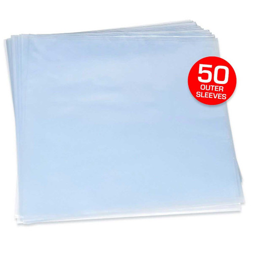 BCW 12" Vinyl Outer Sleeves 3 mil (50 Pack) 5