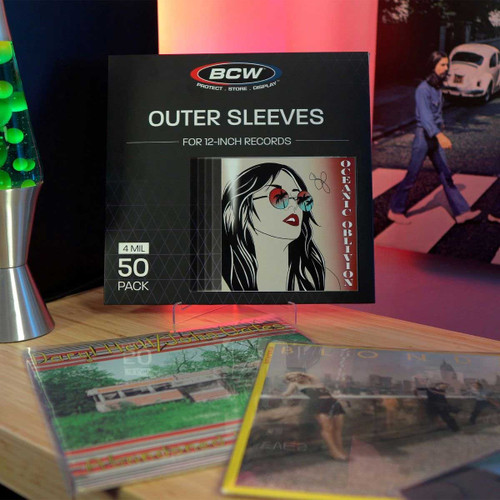 BCW 12" Vinyl Outer Sleeves 4 mil (50 Pack) 9