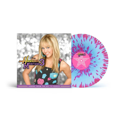 Hannah Montana 3 (Songs from the Hit TV Series) LP ("Pretty in Pink" Splatter Vinyl) 1