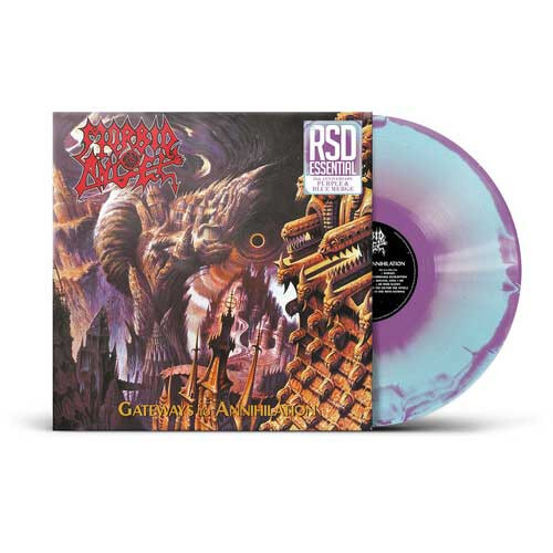 Morbid Angel Gateways to Annihilation Indie Exclusive LP (Purple & Blue Merge Vinyl) 1