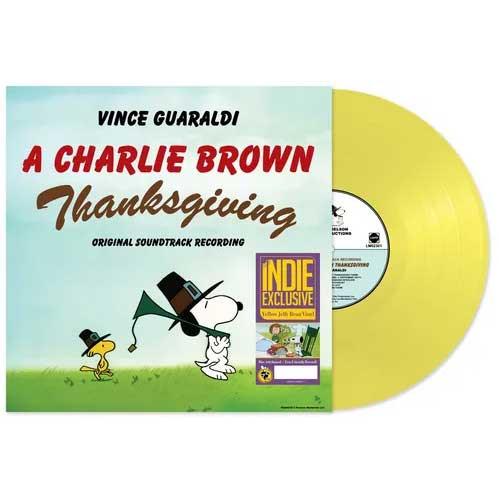 Vince Guaraldi A Charlie Brown Thanksgiving (Original Soundtrack Recording) Indie Exclusive LP (Yellow Jelly Bean Vinyl) 1