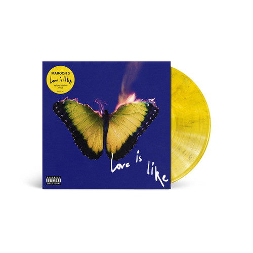 Maroon 5 Love Is Like LP (Yellow Marble Vinyl) 2