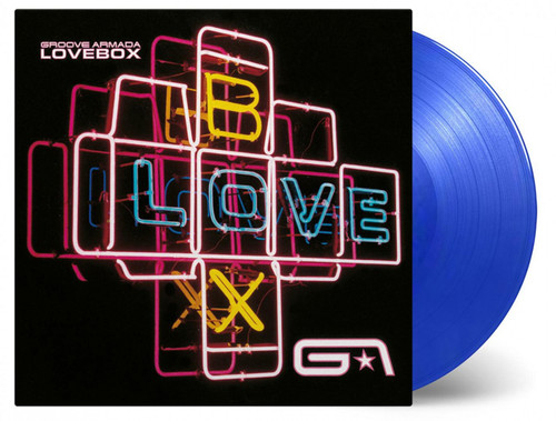 Groove Armada Lovebox Numbered Limited Edition 180g Import 2LP (Transparent Blue Vinyl) 2