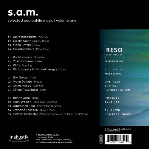 s.a.m. - selected audiophile music, volume one DMM 180g Import 2LP 2