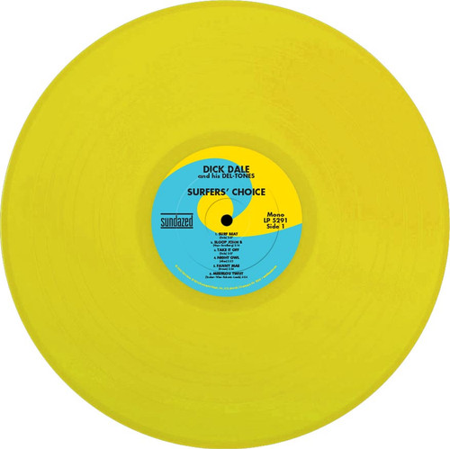 Dick Dale and His Del-Tones Surfers' Choice LP (Mono) (Yellow Vinyl) 2