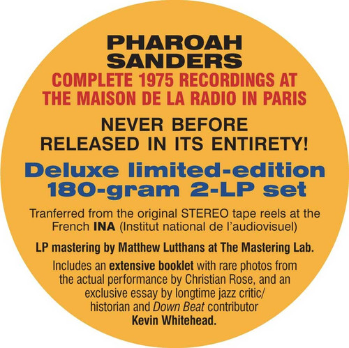 Pharoah Sanders Love Is Here: The Complete Paris 1975 ORTF Recordings 180g 2LP 5