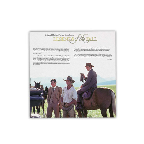James Horner Legends of the Fall (Original Motion Picture Soundtrack) Numbered Limited 180g Import 2LP (Gold Vinyl) 3