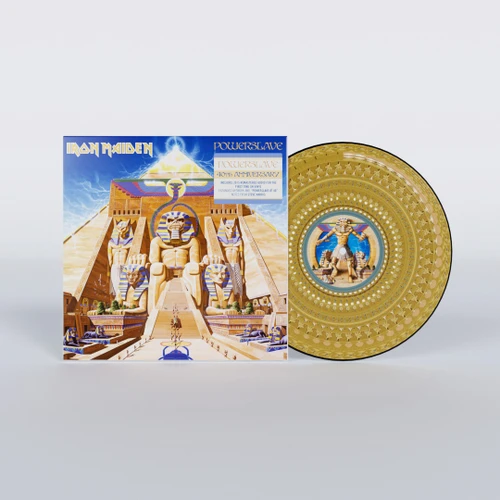 Iron Maiden Powerslave (40th Anniversary Edition) LP (Zoetrope Picture Disc) 1