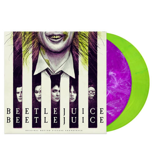 Beetlejuice Beetlejuice Original Motion Picture Soundtrack 2LP (Purple/White Smoke & Fluorescent Green Vinyl) 2