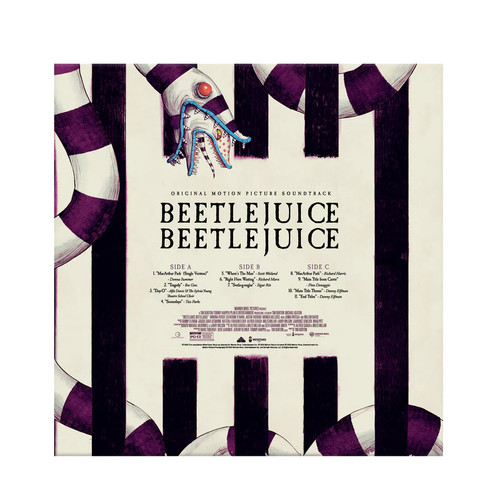Beetlejuice Beetlejuice Original Motion Picture Soundtrack 2LP (Purple/White Smoke & Fluorescent Green Vinyl) 5