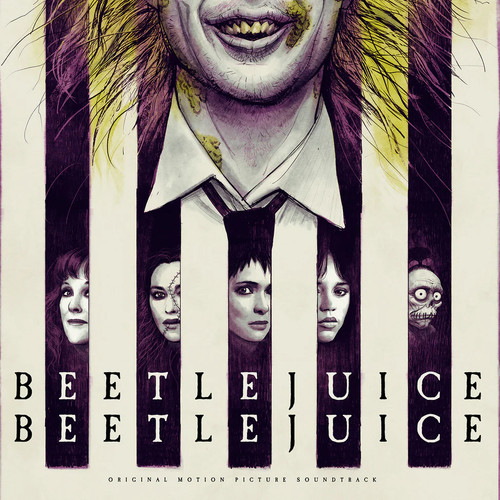 Beetlejuice Beetlejuice Original Motion Picture Soundtrack 2LP (Purple/White Smoke & Fluorescent Green Vinyl) 1