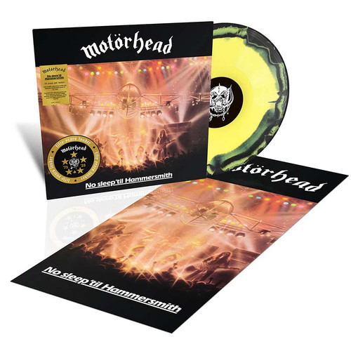 Motorhead No sleep 'til Hammersmith Half-Speed Mastered LP (Yellow & Black Vinyl) 1