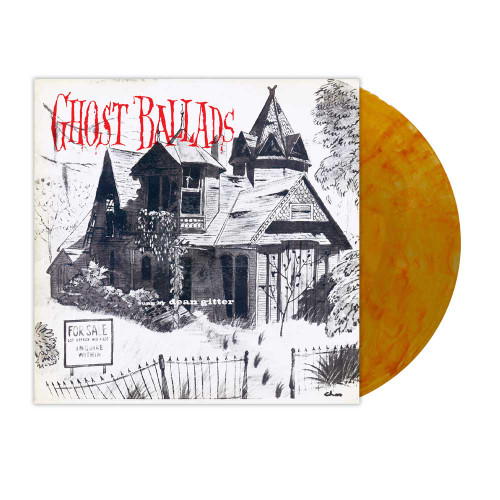 Dean Gitter Ghost Ballads LP (Clear with Orange Pumpkin Swirl Vinyl) 1