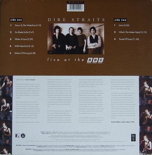 Dire Straits Live At The BBC UK Import Vinyl LP (Pre-owned, Ex) 2