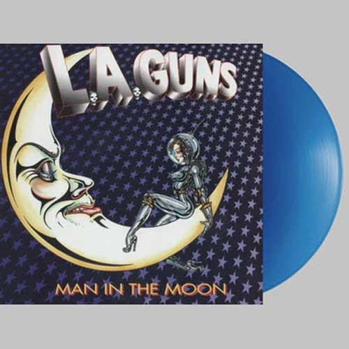 L.A. Guns Man in the Moon LP (Cobalt Blue Vinyl) 1