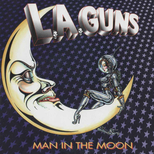 L.A. Guns Man in the Moon LP (Cobalt Blue Vinyl) 2