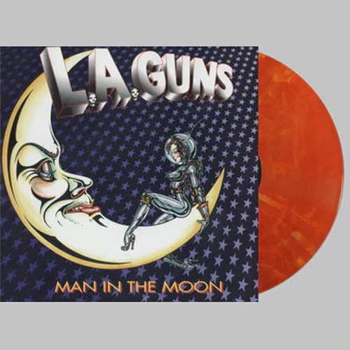 L.A. Guns Man in the Moon LP (Eruption Red Vinyl) 1