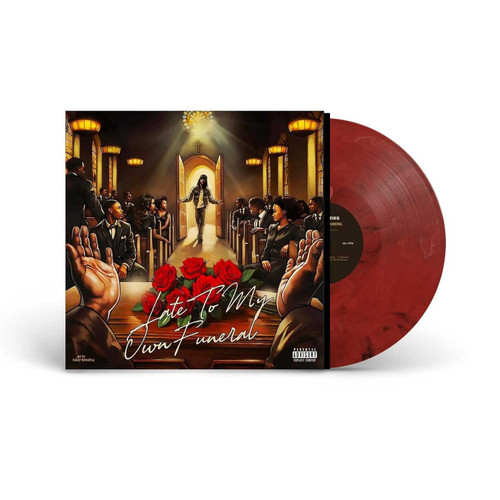 Boldy James Late to My Own Funeral LP (Red Marble Vinyl) 1