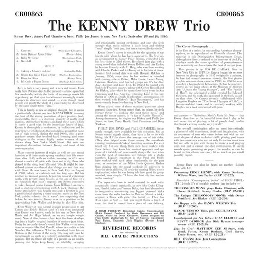 Kenny Drew Trio Kenny Drew Trio (Original Jazz Classics Series) 180g LP 3