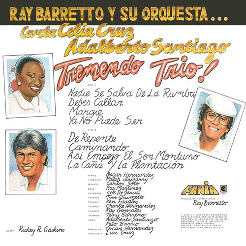 Celia Cruz, Ray Barretto & Adalberto Santiago Tremendo Trio! 180g LP 3