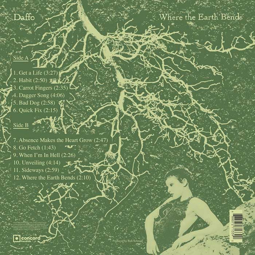 Daffo Where the Earth Bends LP (Eco-Mix Blue Vinyl) 3