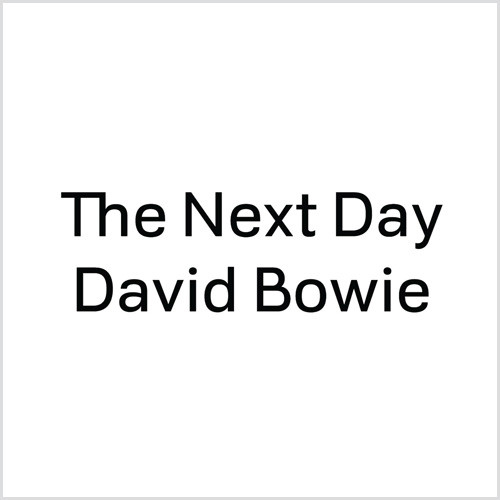 David Bowie The Next Day 45rpm 7" Vinyl Single (Square White Vinyl) 1