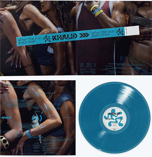Khalid After the Sun Goes Down 2LP (Opaque Turquoise Blue Vinyl) 3