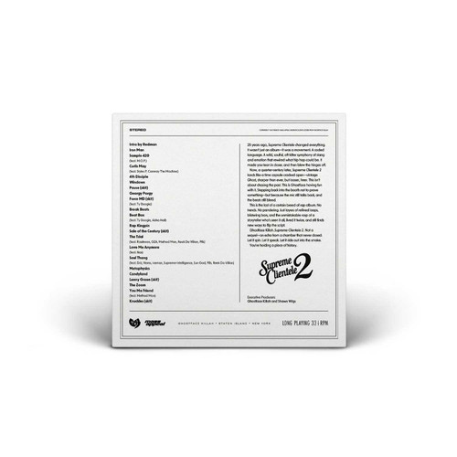 Ghostface Killah Supreme Clientele 2 2LP 4