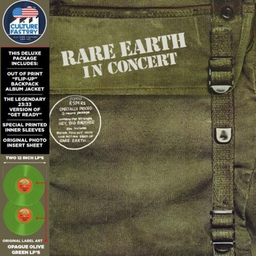 Rare Earth In Concert 2LP (Olive Green Vinyl) 1