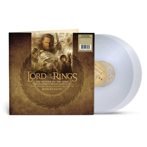 Howard Shore The Lord of the Rings: The Return of the King Soundtrack Indie Exclusive 2LP (Clear Vinyl) 1