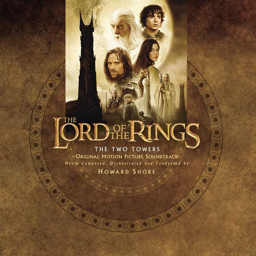 Howard Shore The Lord of the Rings: The Two Towers Soundtrack Indie Exclusive 2LP (Palantir Clear Vinyl) 2