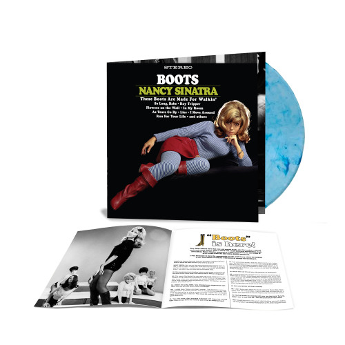 Nancy Sinatra Boots Numbered Limited Edition LP (So Long, Babe Blue Swirl Vinyl) 1