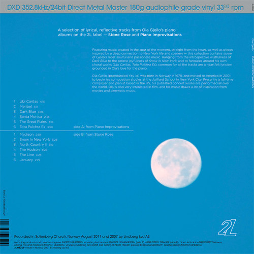 Ola Gjeilo Piano Improvisations 180g LP 2