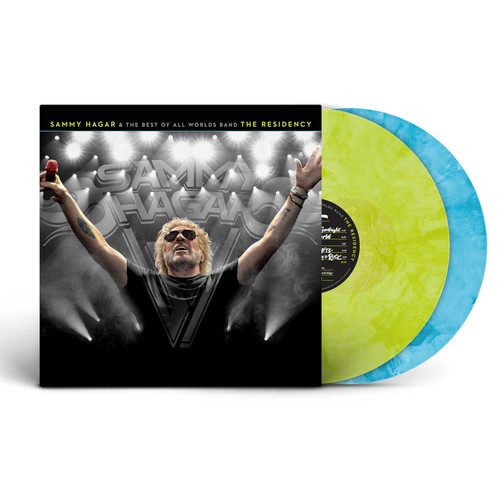 Sammy Hagar Sammy Hagar & the Best of All Worlds Band: The Residency 2LP (Amplified Lime & Reverb Blue Vinyl) 1