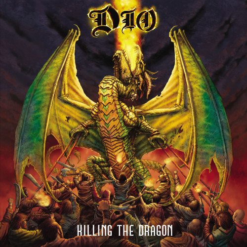 Dio Killing the Dragon LP (Red & Orange Swirl Vinyl) 1
