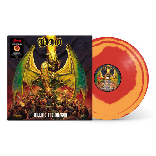 Dio Killing the Dragon LP (Red & Orange Swirl Vinyl) 2