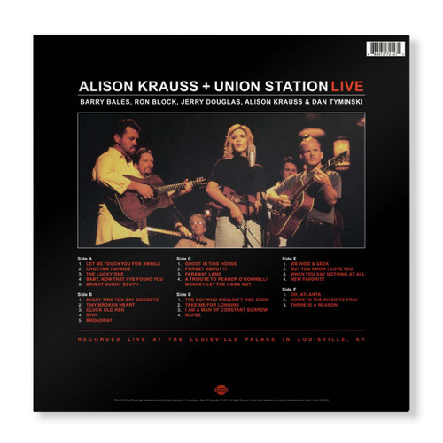 Alison Krauss & Union Station Live 180g 3LP
