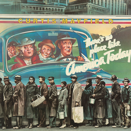 Curtis Mayfield There's No Place Like America Today LP (Turquoise Vinyl) 1