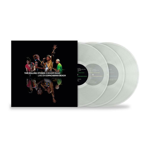 The Rolling Stones A Bigger Bang: Live on Copacabana Beach 180g 3LP (Clear Vinyl) 1