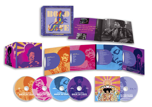 The Jimi Hendrix Experience Bold as Love 4CD & Blu-Ray Audio Box