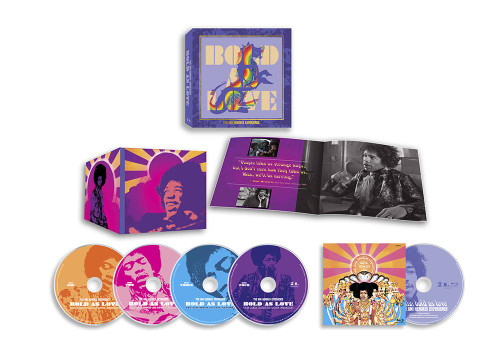 The Jimi Hendrix Experience Bold as Love 4CD & Blu-Ray Audio Box